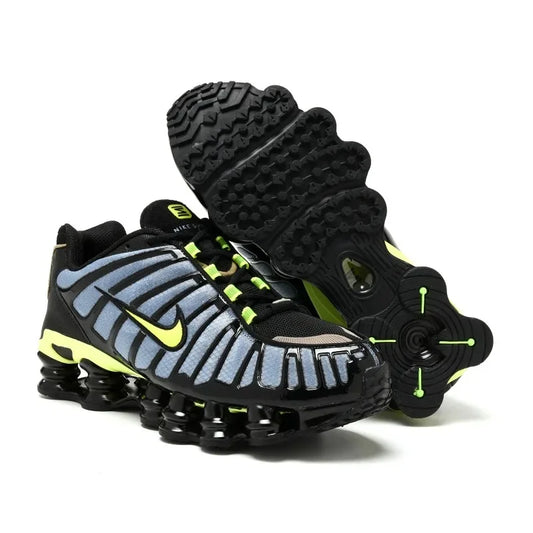 Nike Shox TL Black Green Men Women Casual Air Columns Running Shoes Unisex Non-slip Outdoor Sports Sneakers Free Shipping