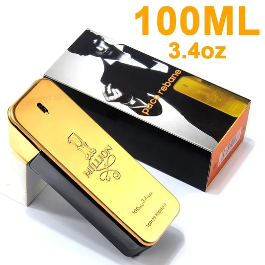 One Million 100ml Original Man's Perfume Fragrance Pheromone Spray Cologne Perfum Masculine Long-Lasting Body Perfumes FREE Shipping