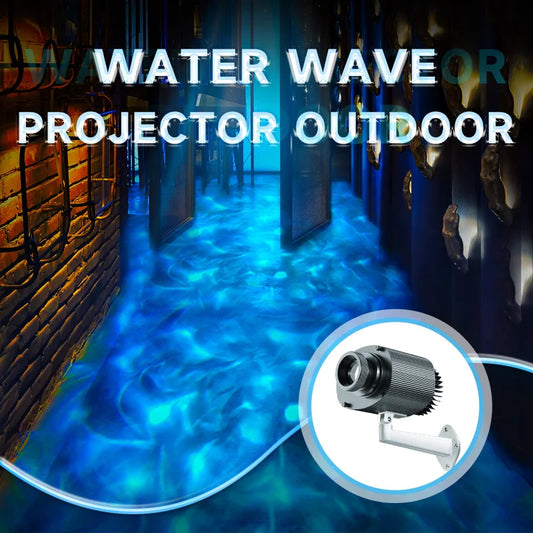 Waterproof Outdoor Water Wave Oecen Wave Light Water Wave Effect Projector with gobo projector FREE SHIPPING