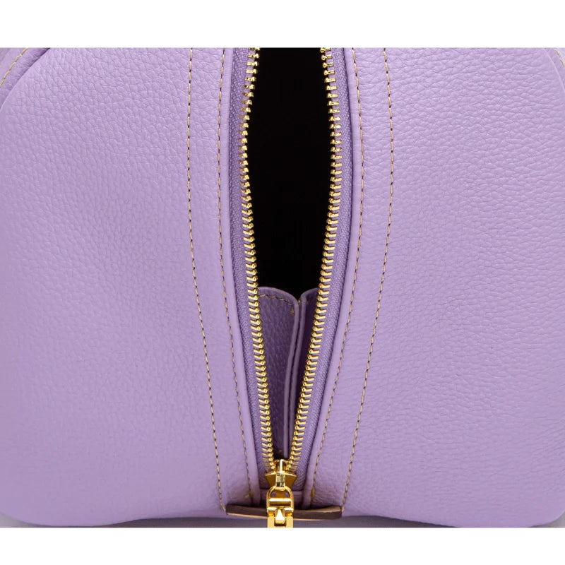 CH High Quality Solid Color Women's Handbag Fashion Season New Product Simple Women's Shoulder Bag Unique Bag Design