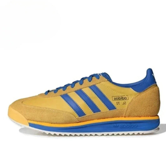 Adidas Originals SL 72 RS Yellow Blue Retro Casual Men Women Running Shoes Unisex Outdoor Athletic German Training Free Shipping
