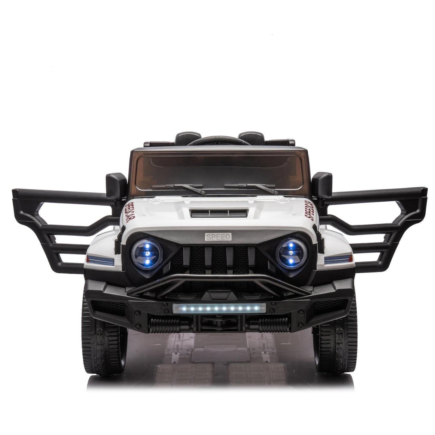 24V 4WD Kids Ride-On Pickup Truck - Remote Control,Music,Lights,Rocking Chair Mode,Trunk Space,for Little Adventurers Aged 3-6