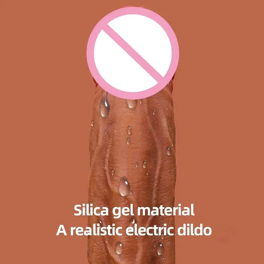 Realistic Dildo Vibrator Telescopic Female APP Remotely Controlled Heating Big Penis Massager Masturbator Adult Sex Toys Women, Pene Vibrador Guevo de plastico FREE Shipping