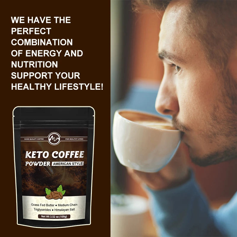 Ketogenic Keto Coffee ,Supports Energy & Metabolism, Weight Management,low-carb,Supports Energy Metabolism FREE SHIPPING