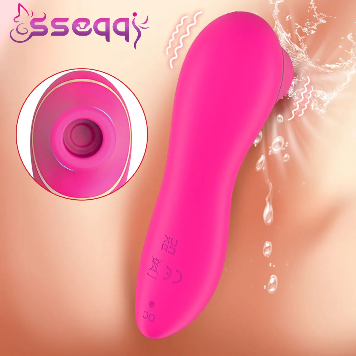 Women Sucking Vibrator Female Clitoris Nipple Oral Masturbator Vagina G Spot Vacuum Massager female sex toys for Adult Product FREE Shipping