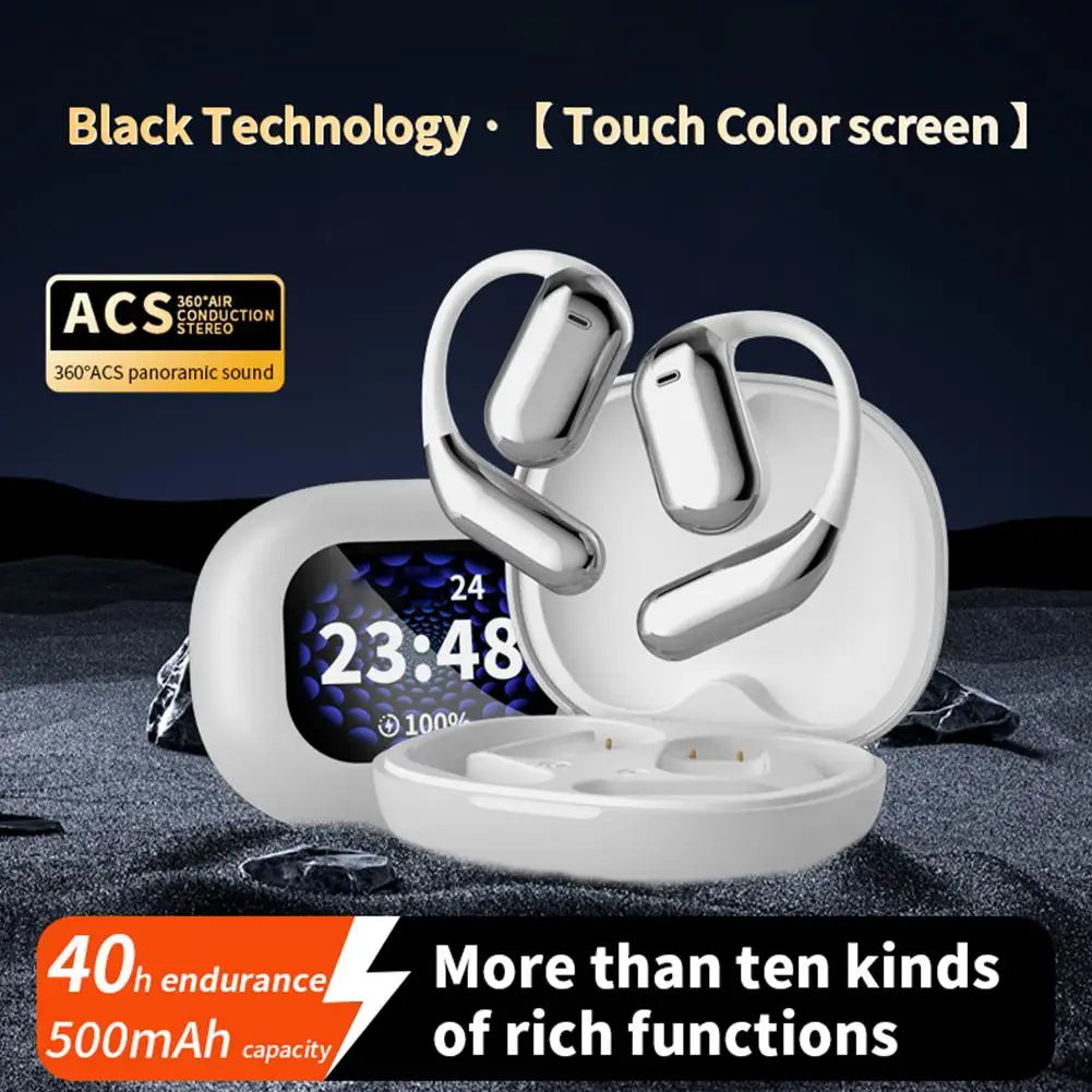 Q16Pro Wireless Bluetooth Headset with Long Battery Life Secure Hanging Ear Design Comfortable Painless Bluetooth Headphone