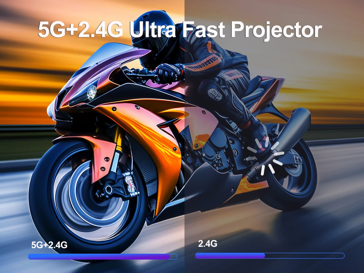 Magcubic HY300 Pro Projector 200ANSI Native 720P Wireless Screen Mirroring System Dual Band WiFi Hi-chip A3100 for Home Theater FREE SHIPPING