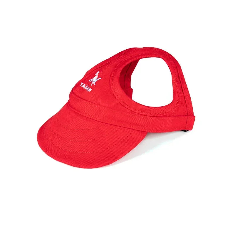 Small Puppy Pets Summer Solid Color Cap Dog Baseball Visor Hat Outdoor Accessories Sun Bonnet Travelhelmet FREE Shipping