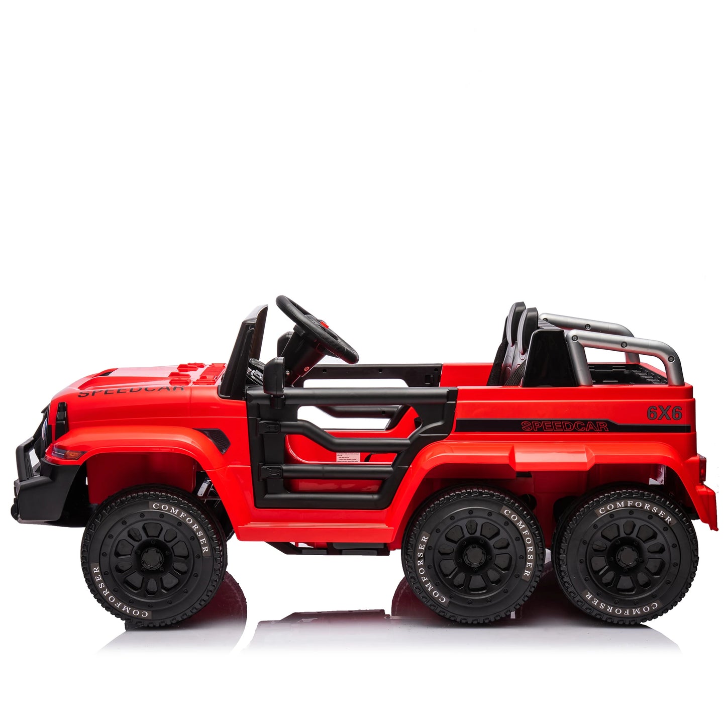 24V 4WD Kids Ride-On Pickup Truck - Remote Control,Music,Lights,Rocking Chair Mode,Trunk Space,for Little Adventurers Aged 3-6