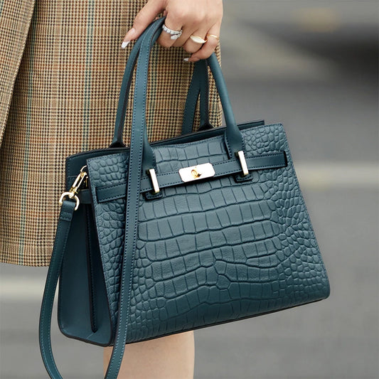 Hot ZOOLER Fashion Woman Bag Full Genuine Leather Shoulder Bags for Businesswomen Real Cow Handbags Purses Bolsa Feminina #wg383