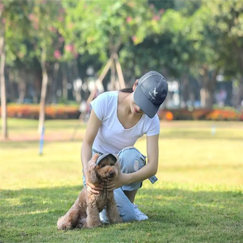 Small Puppy Pets Summer Solid Color Cap Dog Baseball Visor Hat Outdoor Accessories Sun Bonnet Travelhelmet FREE Shipping