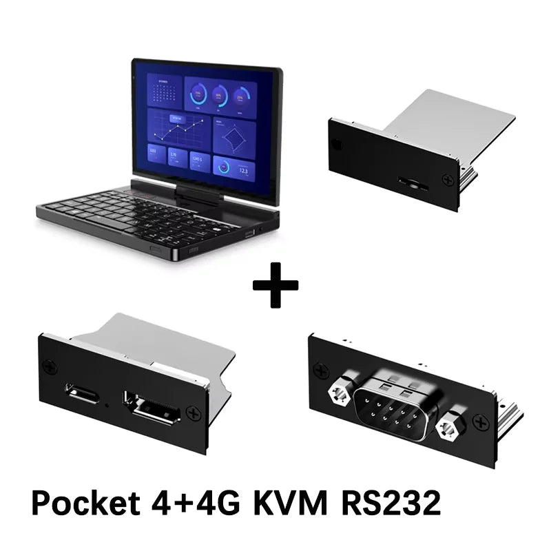 New 2025 version In stock! Original GPD Pocket 4 8.8-inch AMD AI 9 HX 370 64GB RAM 2TB NVMe Mini Laptop Computer for business FREE Shipping