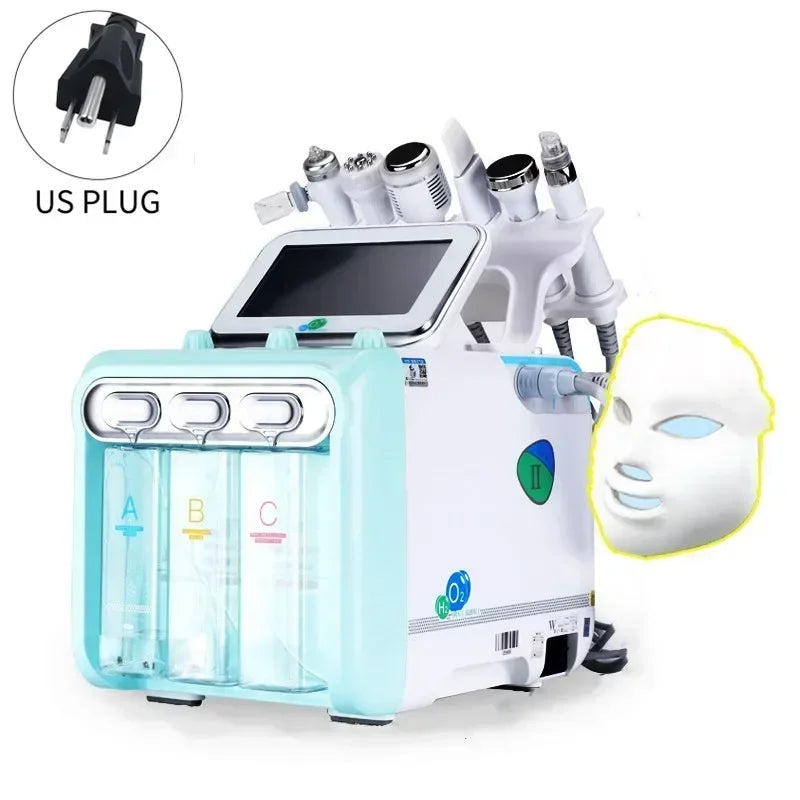 New Arrival! 7 In 1 H2O2 Water Oxygen Jet Peel Hydro Beauty Skin Cleansing Hydrofacial Machine Facial Machine Water Aqua Peeling FREE Shipping