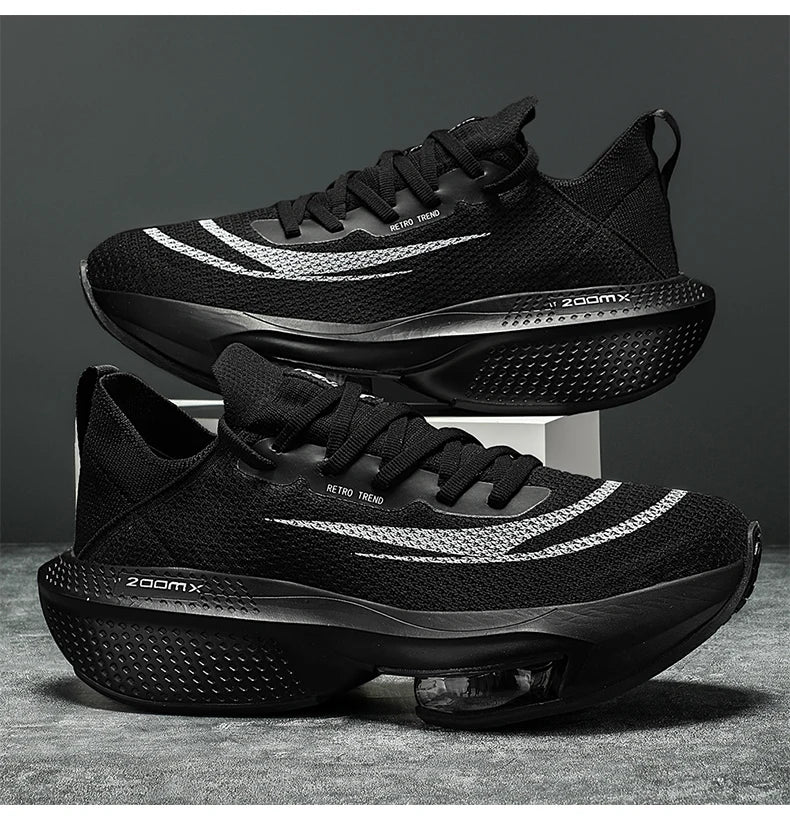 Running Shoes Air Cushion Speciality Marathon Men Sports Breathable Lightweight Women's Comfortable Athletic Nonskid Sneakers ﻿