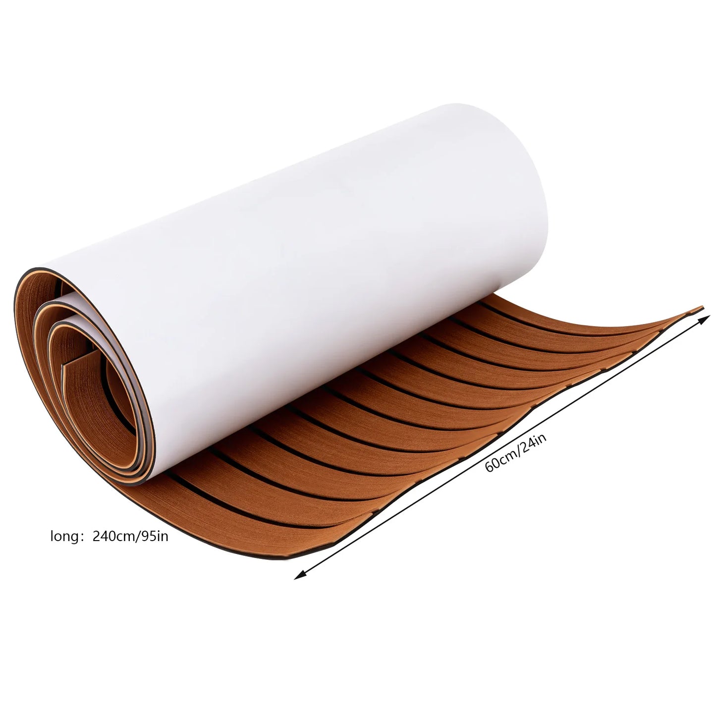 240*60cm EVA Foam Decking Sheet Faux Teak Marine Boat Marine Mat Sheet Sea Deck Boat Yacht Flooring Mat