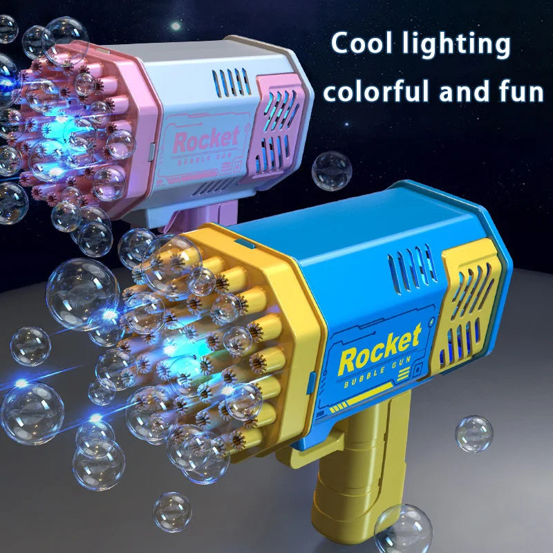 40 Hole CHILDREN'S Outdoor Toy Bubble Gun Electric Toy Blowing Bubbles (Without Bubble Water) FREE SHIPPING