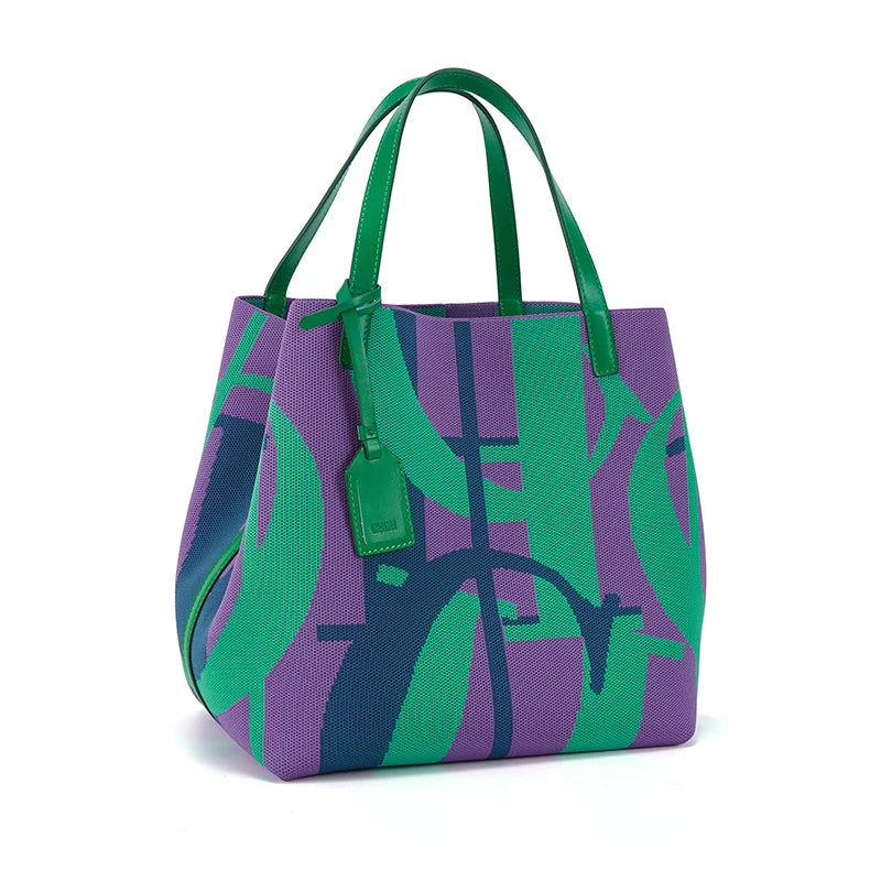 CH Fashionable Classic New Solid Color Outer Bag Women's Handbag Exquisite Handcrafted Weaving Large Capacity Handbag