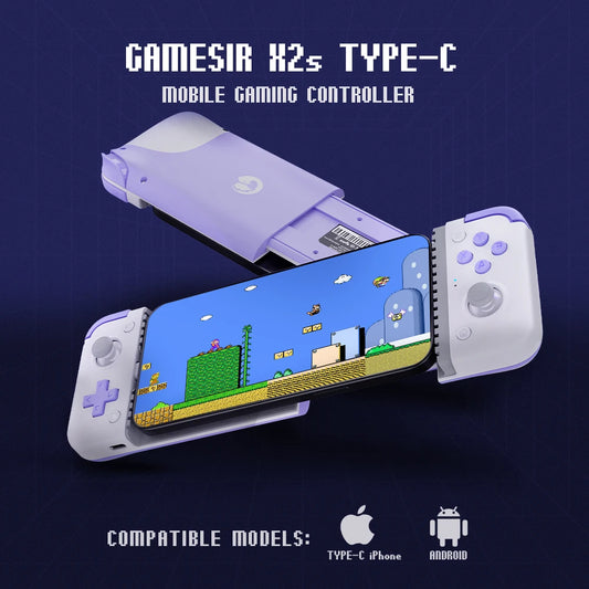 GameSir X2s Mobile Phone Gamepad Game Controller for Cloud Gaming Xbox Game Pass STADIA xCloud, Hall Effect Joystick and Trigger FREE Shipping