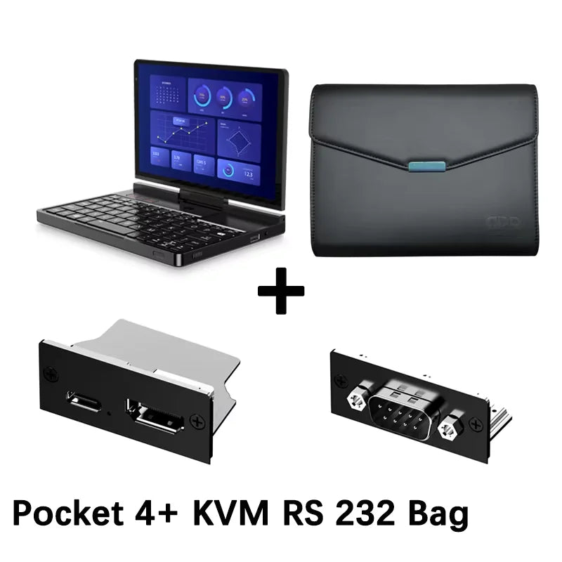 New 2025 version In stock! Original GPD Pocket 4 8.8-inch AMD AI 9 HX 370 64GB RAM 2TB NVMe Mini Laptop Computer for business FREE Shipping