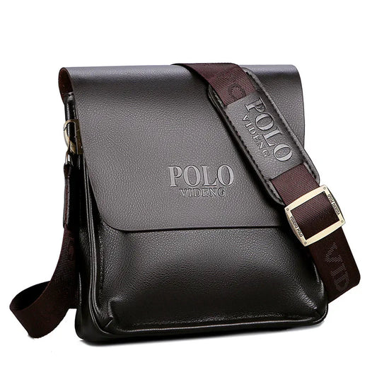 The business single shoulder bag Polo vertical bag man trend inclined shoulder bag