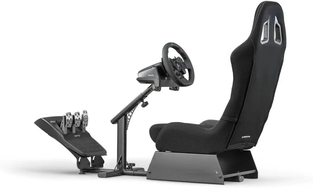 Evolution Sim Racing Cockpit | Comfortable Racing Simulator Cockpit | Compatible with all Steering Wheels FREE Shipping