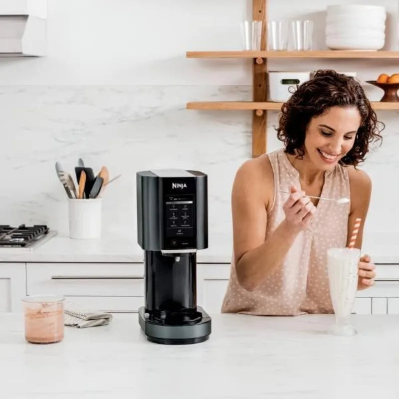 Ninja CREAMi Ice Cream, Sorbet, Milkshake Maker + 3 CREAMi Pints, CREAMi Ice Cream Maker, for Gelato, Mix-ins,Sorbet, Smoothie Bowls & More FREE SHIPPING