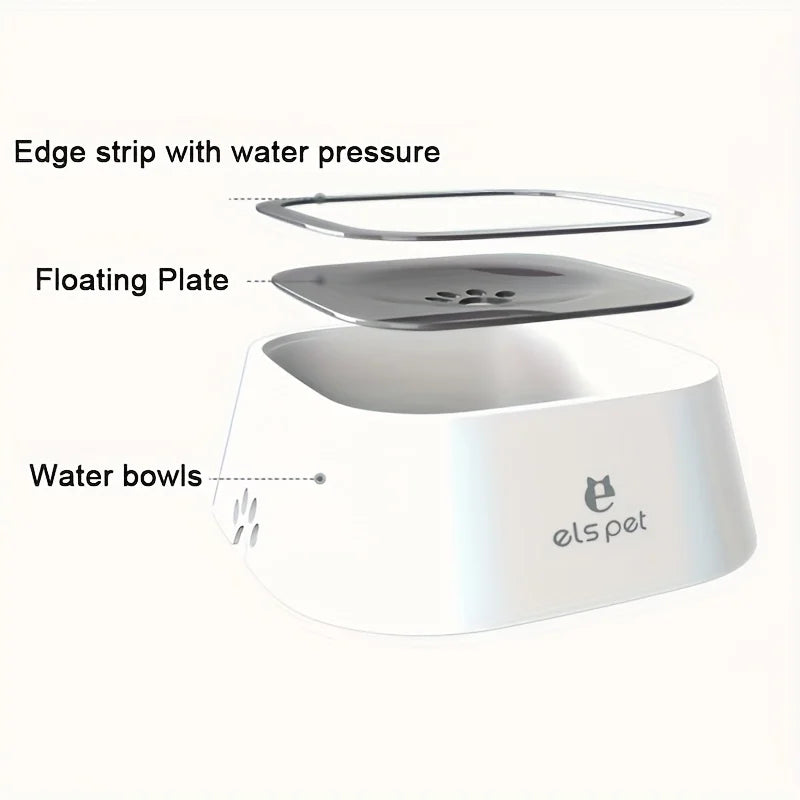 Dog Water Bowl Dog Bowl Slow Water Feeder No-Spill Pet Water Bowl Slow Feeder Dish FREE Shipping