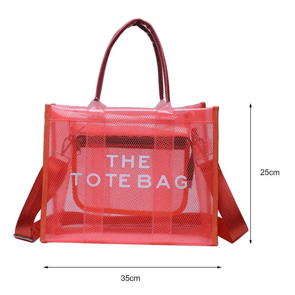 New The Tote Bag Letter Printed Sequins Top-Handle Bag Women Leather Handbag Luxury Designer Glitter Shoulder Crossbody Bag 2023