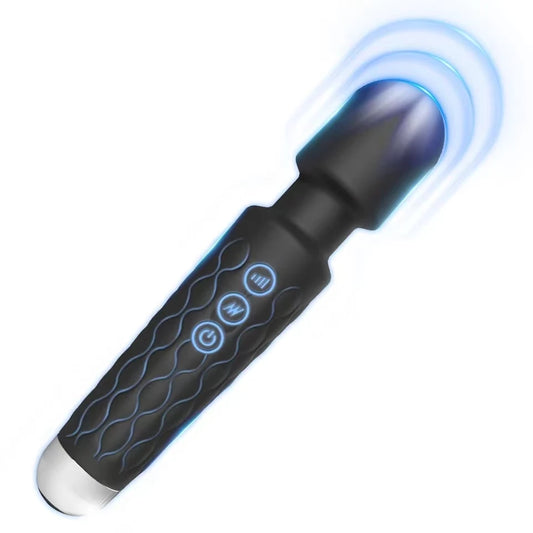 Strong AV Mini Vibrator 20 Modes Magic Stick USB Charging Female Nipple Clitoris G-Spot Masturbator Sex Toys for Women Adult 18 FREE Shipping