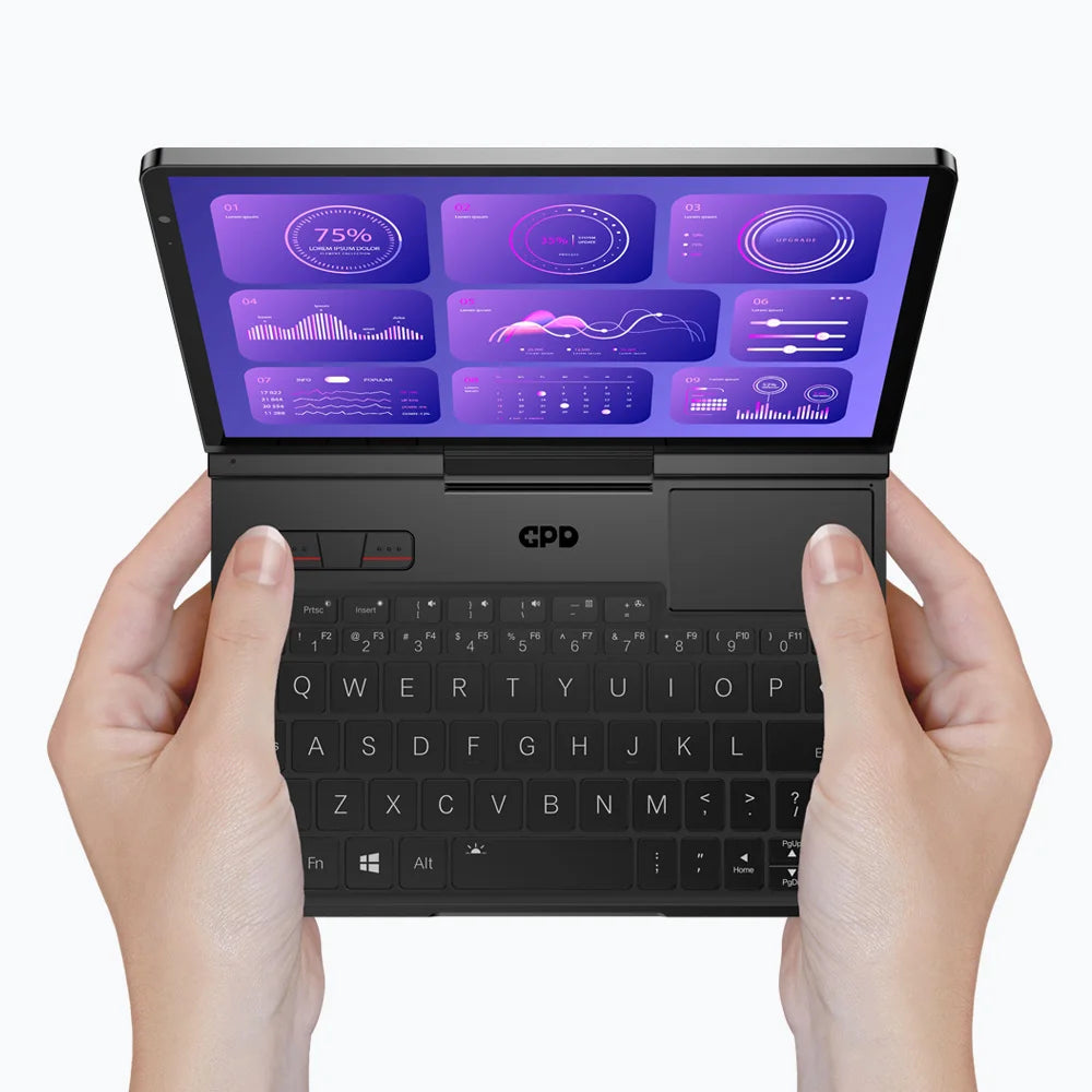 New 2025 version In stock! Original GPD Pocket 4 8.8-inch AMD AI 9 HX 370 64GB RAM 2TB NVMe Mini Laptop Computer for business FREE Shipping