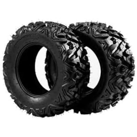 Complete Set of 4 All Terrain ATV UTV Tires 25x8-12 Front & 25x10-12 Rear 6PR Tubeless FREE SHIPPING