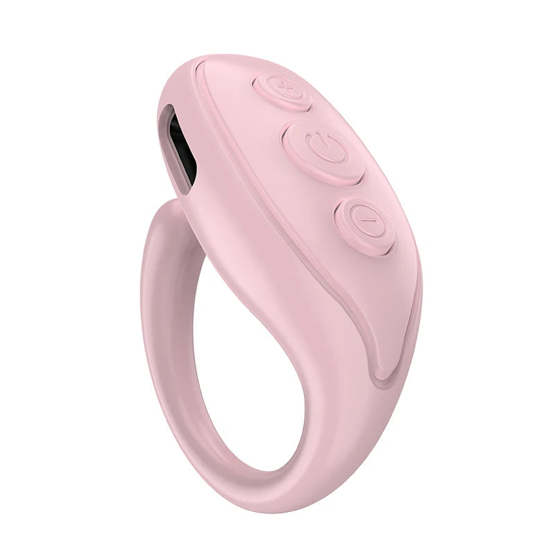 Wireless Bluetooth Ring Remote Control Fingertip Selfie Video Controller For Tik Tok Page Turner Browsing For for iOS Android
